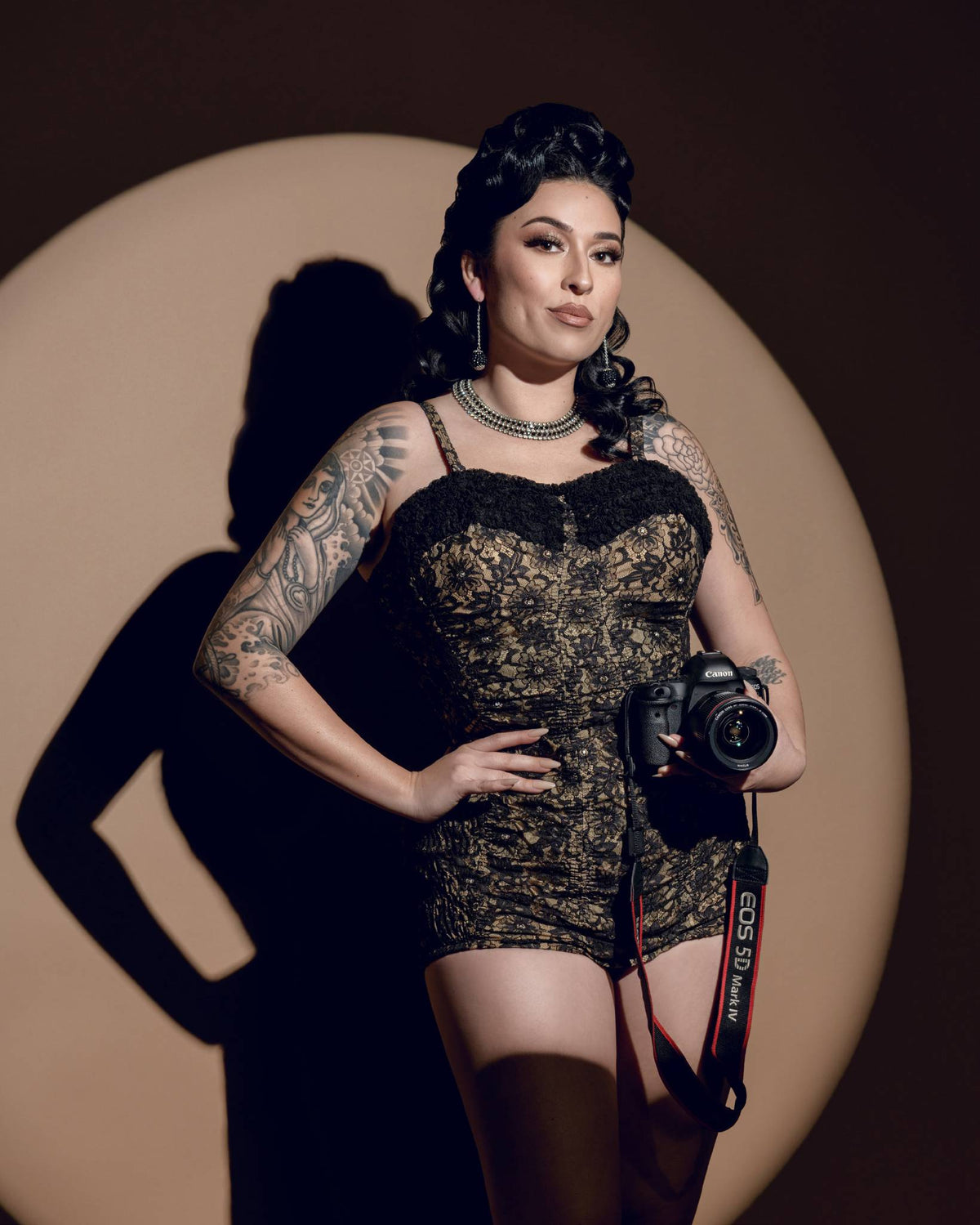 Susana Vestige as she appears in the book "Vestige: Twenty Years of Modern Pin-Up"