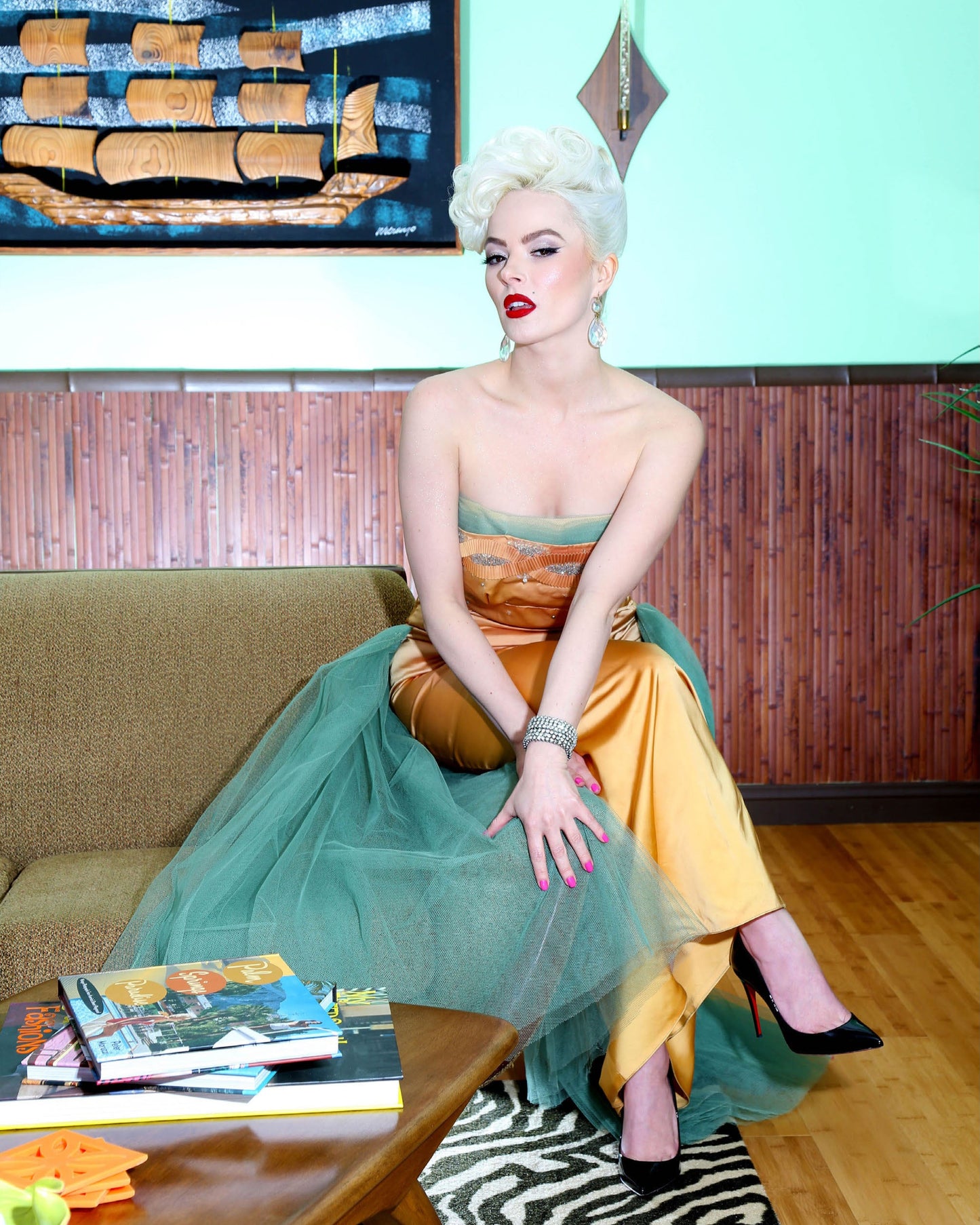 A female pinup model from the book "Vestige: Twenty Years of Modern Pin-Up"