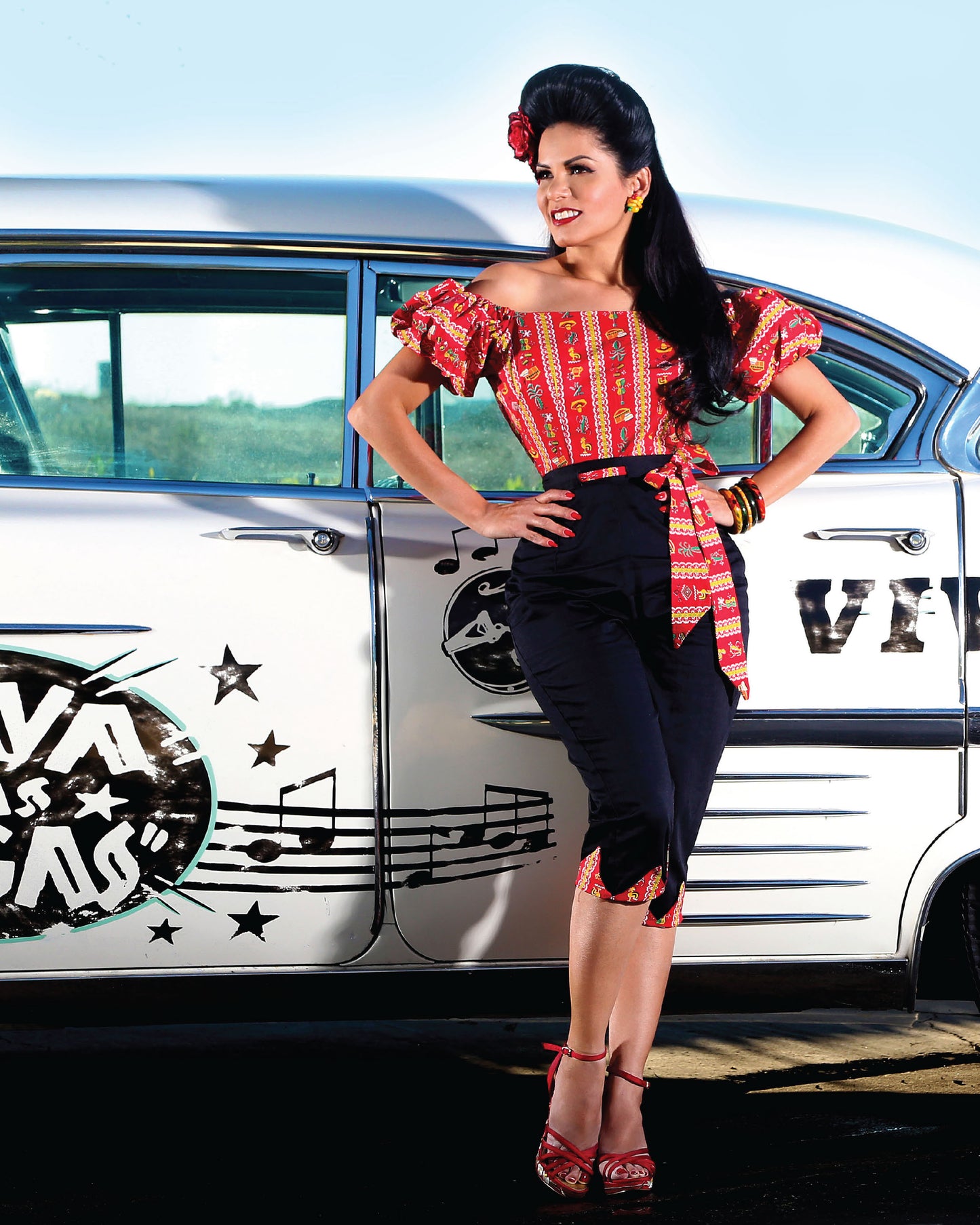 A female pinup model from the book "Vestige: Twenty Years of Modern Pin-Up"