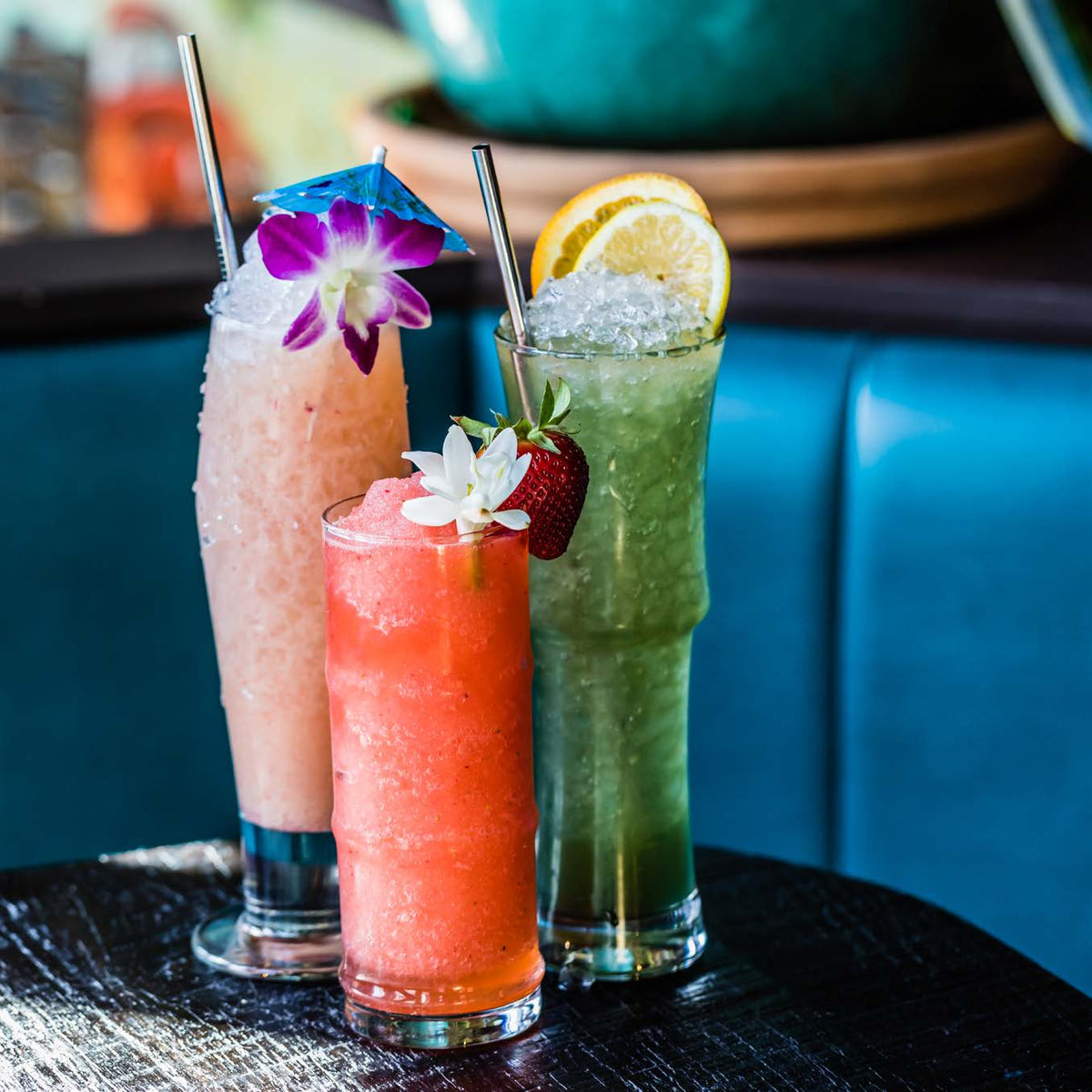 Minimalist Tiki Book page Assorted Drinks