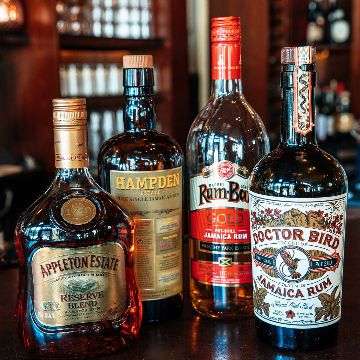 Minimalist Tiki Book page Jamaican Rums