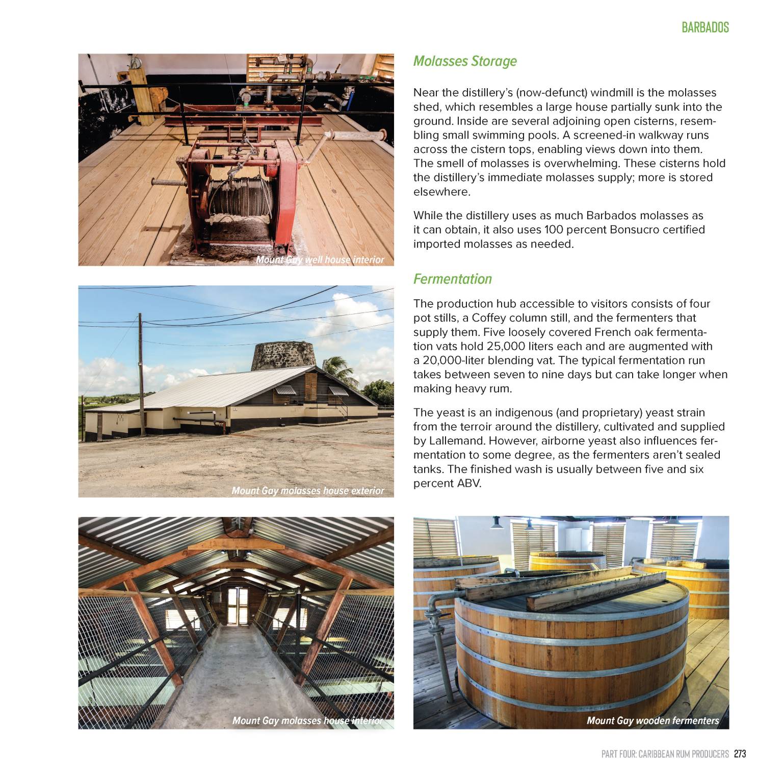 Mount Gay Rum  Distillery photos from the Modern Caribbean Rum Book.